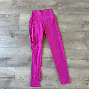 SHEFIT High Waisted Leggings Pink Sz S